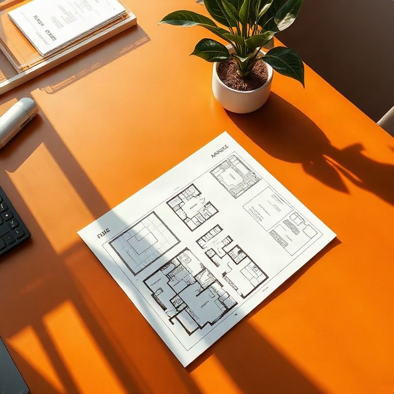 Printed comparable-sales report on a warm-toned desk in a Fortaleza office